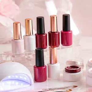 لاک ژل قرمز آلبالویی حرفه‌ای